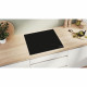 Table de cuisson a induction - BOSCH SER4 - 4 foyers - 4600 W - 59,2 x 52,2 cm - PUE611BB5H - Noir