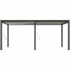 Pergola - Aluminium - OMBREA - Bioclimatique - Anthracite et lames blanches - 3x6 m