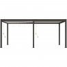 Pergola - Aluminium - OMBREA - Bioclimatique - Anthracite et lames blanches - 3x6 m