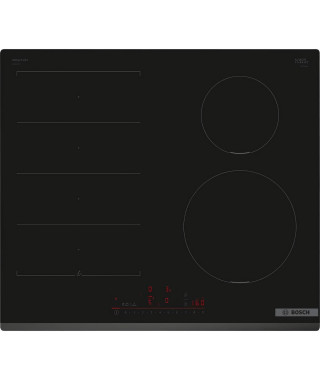 Table de cuisson a induction - BOSCH SERIE 6 PIX631HC1H - 4 foyers - 7400 W - Multitouch+ - Zone flex - Noir