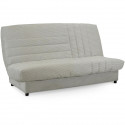Clic-clac - BEIJA  - 3 places - Velours côtelé beige - 130 x 190 x13 cm