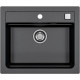 Evier a encastrer - Granit - Noir - 1 bac - 59 x 50 cm - ATROX - STRADOUR