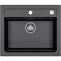 Evier a encastrer - Granit - Noir - 1 bac - 59 x 50 cm - ATROX - STRADOUR