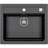 Evier a encastrer - Granit - Noir - 1 bac - 59 x 50 cm - ATROX - STRADOUR