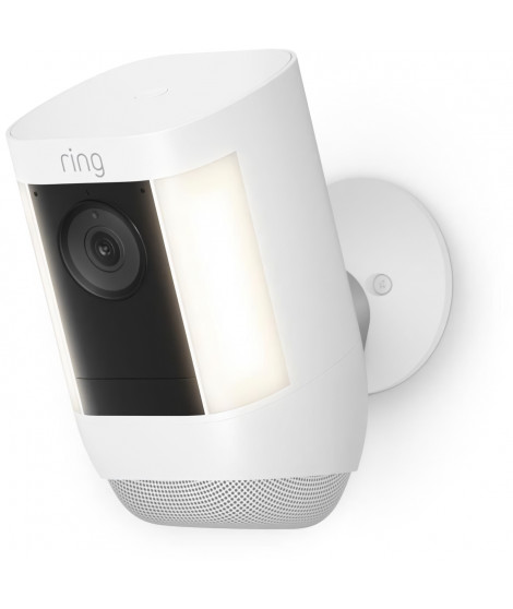 Caméra de Surveillance - RING - Spotlight Pro Batterie - Blanc - UE