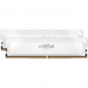 CRUCIAL Mémoire RAM DDR5 PRO - Overclocking Edition - Kit 64GB (2 x 32GO) - 6000 MT/s - CL40 - UDIMM - Blanc