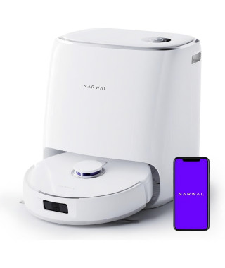 NARWAL Freo X Ultra Robot Aspirateur Laveur avec Station d'accueil Tout-en-Un - Nettoyage Intelligent - Puissance 8200 PA
