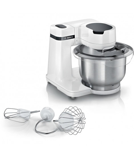 Robot pâtissier - BOSCH - MUMS2EW00E Serie 2 - 700 W - 4 vitesses - Blanc
