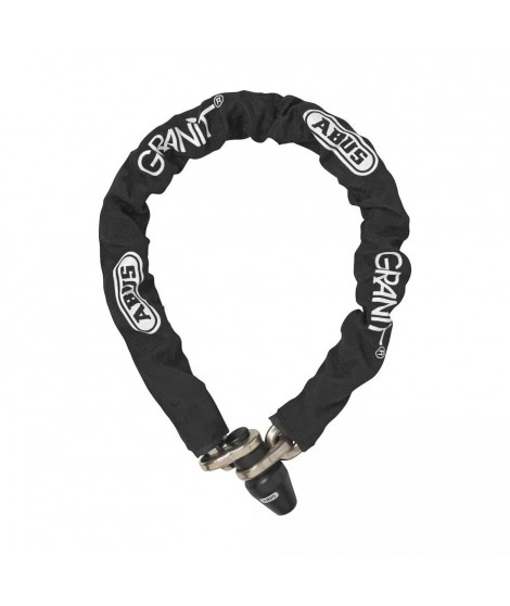 Antivol de chaîne monobloc - ABUS - 1480/120 - Maillons 14 mm - Gainage tissu - Cylindre XPlus