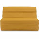 Banquette BZ Joe - Tissu jaune ocre - 3 places - L 143 x P 97 cm - Couchage 140 x 190 cm