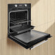 Four multifonction encastrable - Pyrolyse - BRANDT - BXP5521B - Noir - Porte froide - 59,2 x 59,2 x 60,8 cm
