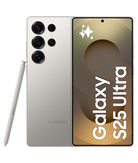SAMSUNG Galaxy S25 Ultra AI Smartphone 512 Go Gris Titane