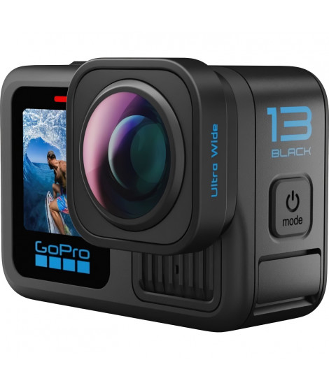 GoPro HERO 13 Black + Accessoires  - Caméra de sport étanche - Définition 5K (UHD)