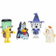 Coffret figurines - BLUEY - Déguisements - 4 figurines articulées - Accessoires inclus