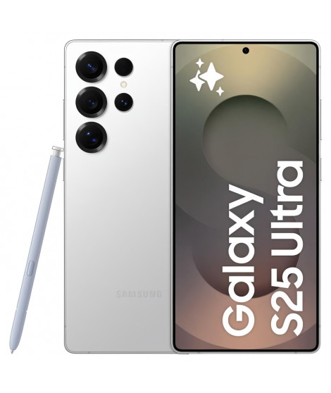 SAMSUNG Galaxy S25 Ultra AI Smartphone 256 Go Argent Titane