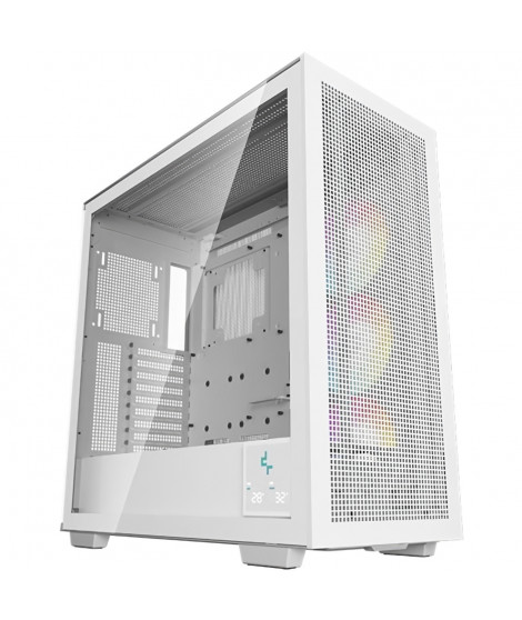Boîtier PC - DEEPCOOL - MORPHEUS - Grande tour - E-ATX - Verre trempé - Façade Mesh - Blanc