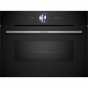 Four combiné micro-ondes encastrable BOSCH SER8 - CMG7761B1 - Noir - 45 L - 20 modes de cuisson