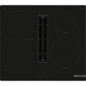 Table de cuisson a induction aspirante - BOSCH - 4 foyers - 52,2 x 59,2 x 22,9 cm - PVS611B16E - Noir