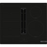 Table de cuisson a induction aspirante - BOSCH - 4 foyers - 52,2 x 59,2 x 22,9 cm - PVS611B16E - Noir