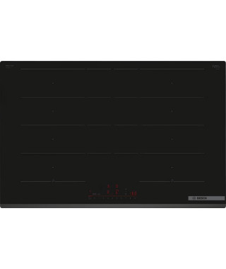 Table de cuisson a induction - BOSCH - 4 foyers - 52,2 x 80,2 x 5,1 cm - PXY83KHC1E - Noir