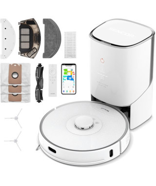 Aspirateur Robot Laveur - SENCOR - SRV 9385WH - 4000 Pa - 200 min - 70 db - Blanc