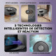 Aspirateur Robot et Laveur SHARK PowerDetect NeverTouch Autovidant - 650 Watts - 2 brosses latérales
