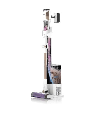 SHARK IW3612EU - Aspirateur Balai sans fil - 240 W - Vidage automatique 2 L - 4 capteurs - 3 modes d'aspiration - Noir /Argent