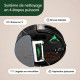 iRobot Roomba Combo 2 Essential - Robot Aspirateur Laveur 2-en-1 avec Systeme d'autovidage - Recharge et Reprise du Travail