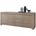 Buffet - FAENZA - 4 portes - Chene clair - 210 x 42 x 81 cm