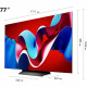 LG 77C4 - TV OLED 77 (195 cm) - 4K UHD 3840x2160 - a9 AI Processor 4K Gen 7 - HDR - Smart TV - 4xHDMI 2.1 - WiFi
