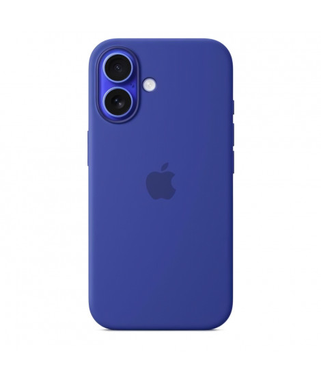 APPLE iPhone 16 - Coque en silicone avec MagSafe - Ultramarine