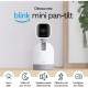 Caméra mini Pan-Tilt - BLINK HOME SECURITY - Blanc