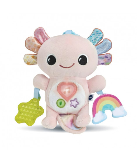 VTECH ELIOTT, BEBE AXOLOTL MUSICAL (BOUTEILLES PLASTIQUE RECYCLÉES)