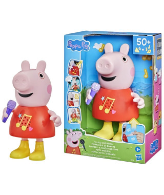 Peppa Pig parle et chante, jouet musical avec plus de 50 sons, phrases et chansons, jouets préscolaires pour filles et garçons