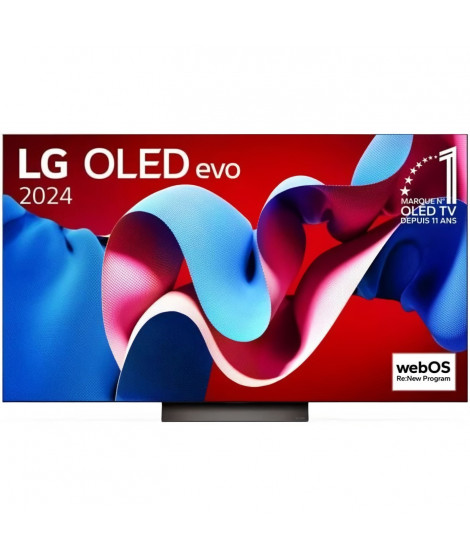 LG 65C4 - TV OLED 65 (164 cm) - 4K UHD 3840x2160 - a9 AI Processor 4K Gen 7 - HDR - Smart TV - 4xHDMI 2.1 - WiFi