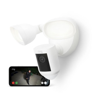 Caméra de Surveillance - RING - Spotlight Pro Câblée - Blanc - UE