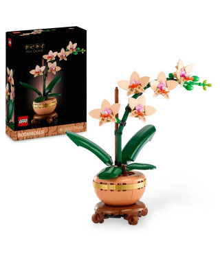 LEGO Botanique 10343 L'orchidée miniature - Fleurs artificielles - Idée cadeau pour femme