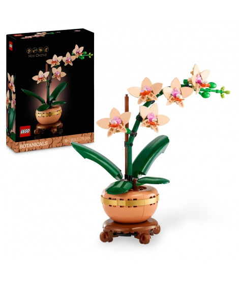 LEGO Botanique 10343 L'orchidée miniature - Fleurs artificielles - Idée cadeau pour femme