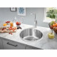 Evier de cuisine - Acier inoxydable - A encastrer par le dessus - GROHE K200 - 31720SD0
