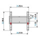 MELICONI - Support mural fixe GSS200SPLUSFBCG