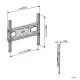 MELICONI - Support mural fixe EXTRA400FCG