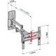 MELICONI - Support mural GSDR200PLUSFB