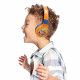 Casque 2 en 1 Bluetooth et Filaire confortable et pliable avec limitation de son Naruto