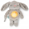 INGENUITY Veilleuse bébé, Doudou lapin, peluche Sylvie, réponds au pleurs de bébé, musicale, lumineuse, bruits blanc, et atta…