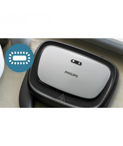 PHILIPS - Croque-monsieur, panini et gaufre - HD2350.80