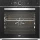 Four encastrable multifonction - Pyrolyse - BEKO - BBIM13500XPSW - Inox / Noir - Porte froide - 59,4 x 56,7 x 59,5 cm