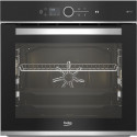 Four encastrable multifonction - Pyrolyse - BEKO - BBIM13500XPSW - Inox / Noir - Porte froide - 59,4 x 56,7 x 59,5 cm
