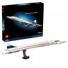 LEGO Icons Le Concorde, Maquette d'Avion a Construire pour les Adultes, Set de Véhicule d'Avion avec Détails Authentiques et …