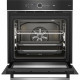 Four encastrable multifonction - Pyrolyse - BEKO - BBIM13500XPSW - Inox / Noir - Porte froide - 59,4 x 56,7 x 59,5 cm