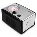 MEDION Sorbetiere et yaourtiere électrique en aluminium avec compresseur, machine a glace d'une capacité d'1,5 litre (corresp…